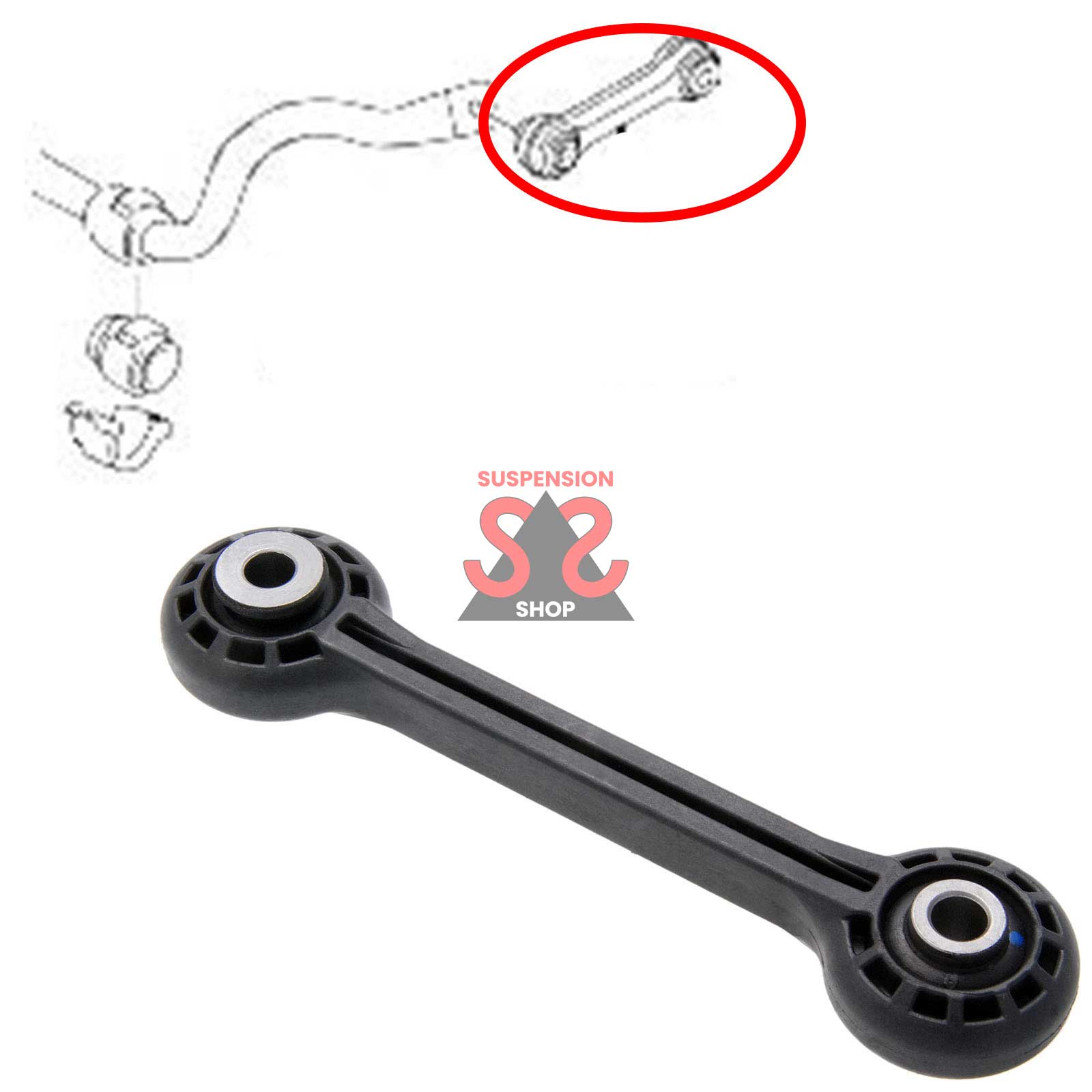 Front Axle Link/Coupling Rod, Stabiliser Bar Suit AUDI A4 3.0 TDI