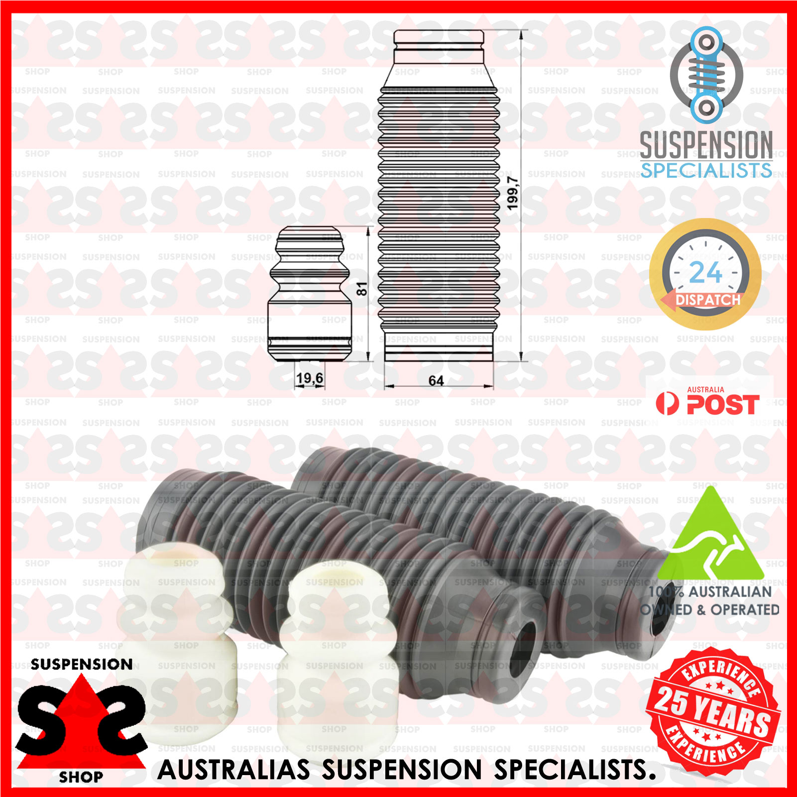 Front Axle Dust Cover Kit, Shock Absorber Suit HYUNDAI Getz 1.3 GETZ ...